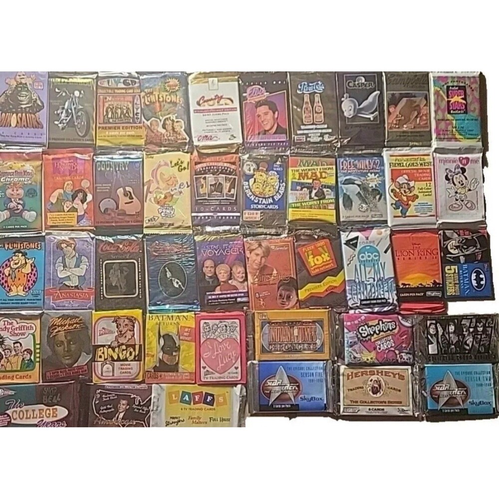 Non-Sport Card Trading Card Pack Lot Of 10 Sealed Packs All Different No Dupes